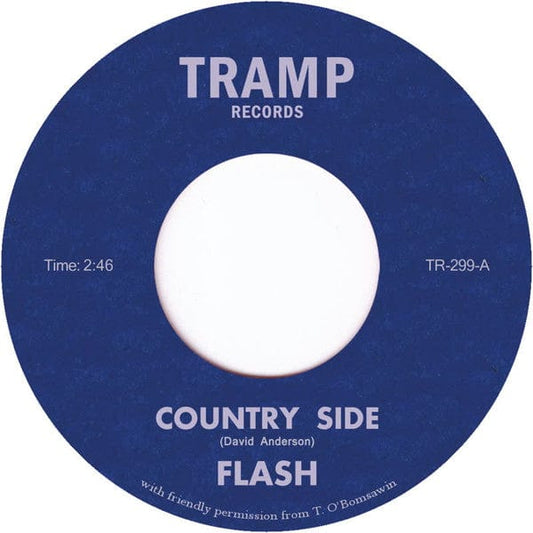 Country Side -  Flash  (7") Tramp Records Vinyl