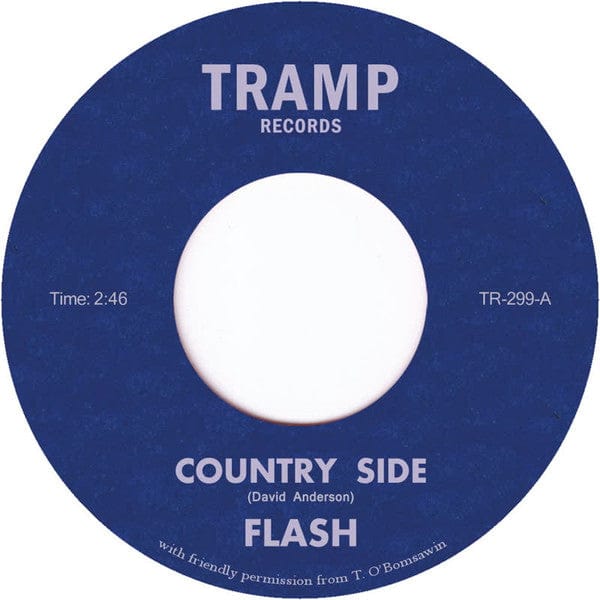 Flash – Country Side / Around This Time (7", Tramp Records, 2022) Front Cover
