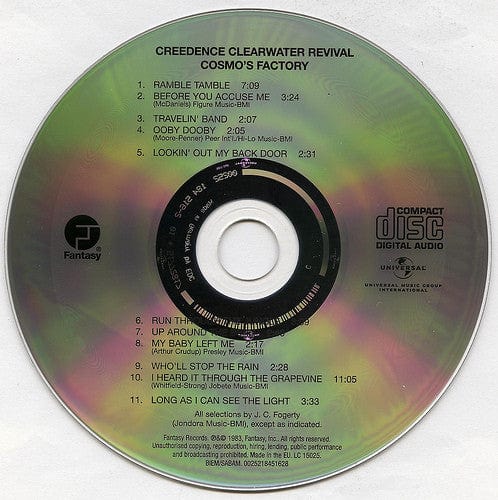 Creedence Clearwater Revival - Cosmo's Factory (CD) Fantasy CD 025218451628