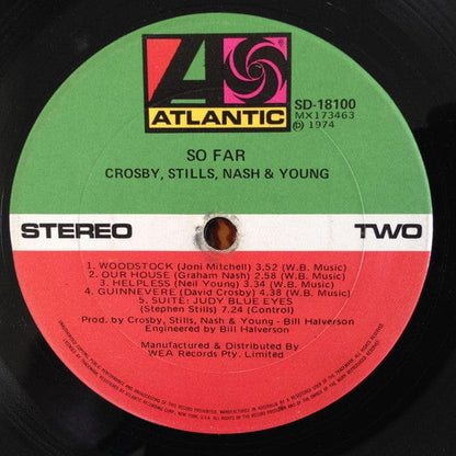 Crosby, Stills, Nash & Young - So Far (LP, Comp) Atlantic