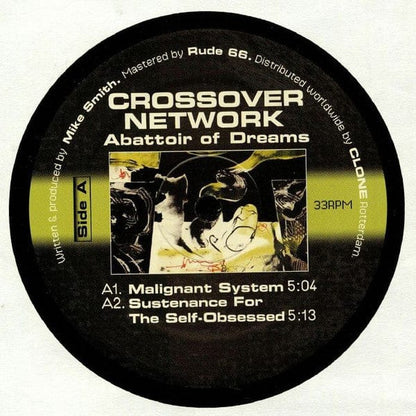 Crossover Network - Abattoir Of Dreams (12") Rotterdam Electronix Vinyl