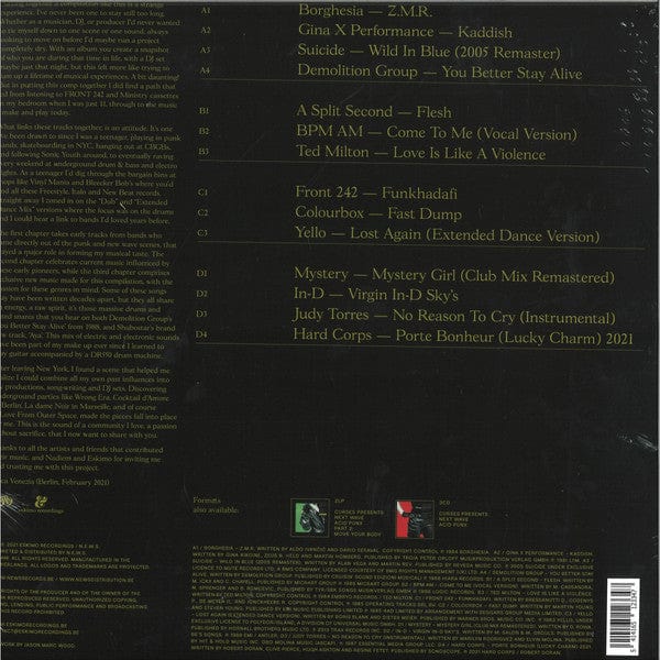 Curses* - Next Wave Acid Punx (Part 1: Origins) (2xLP) Eskimo Recordings Vinyl 5414165123347