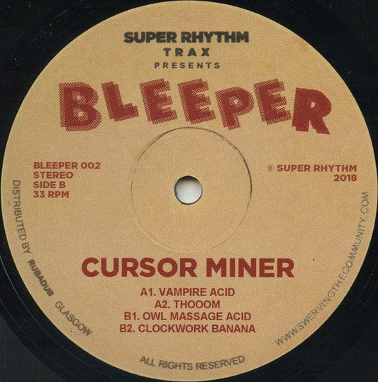 Cursor Miner - Vampire Acid (12") Bleeper Vinyl