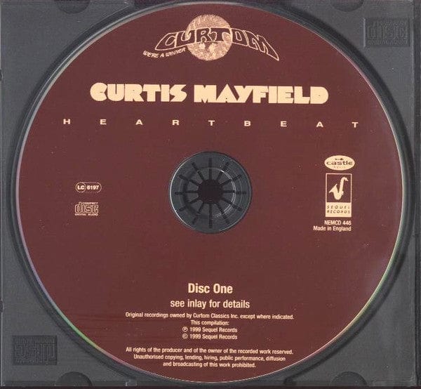 Curtis Mayfield - Heartbeat / Something To Believe In (CD+CD)