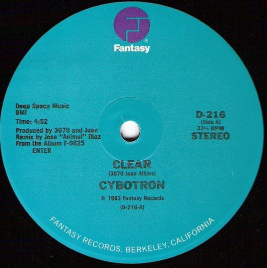 Cybotron - Clear (12") Fantasy Vinyl