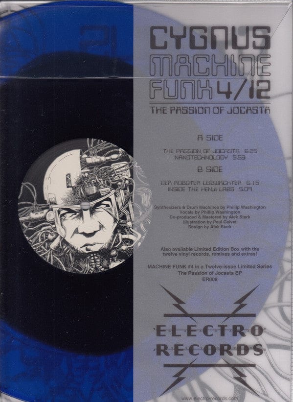 Cygnus (5) - Machine Funk 4/12 - The Passion Of Jocasta EP (12") Electro Records (2) Vinyl
