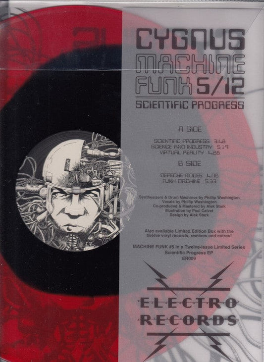 Cygnus (5) - Machine Funk 5/12 - Scientific Progress EP (12") Electro Records (2) Vinyl