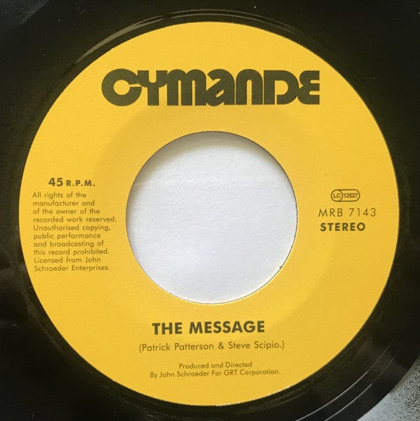 Cymande - Bra / The Message (7") Mr Bongo, Mr Bongo Vinyl 7119691253671