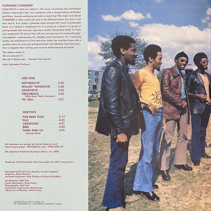 Cymande – Second Time Round (LP, 180 Gram Gatefold, Mr Bongo, 2018) Back Cover
