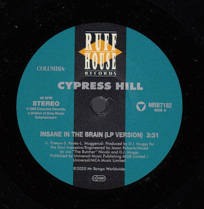 Cypress Hill - Insane In The Brain (7") Mr Bongo Vinyl 7119691266572