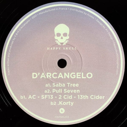 D'Arcangelo - D'Arcangelo (12") Happy Skull Vinyl