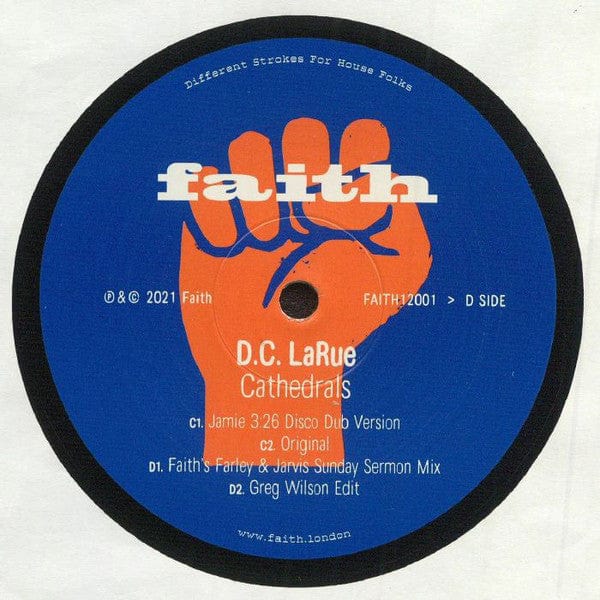 D.C. LaRue - Cathedrals (2x12") on Faith (18) at Further Records