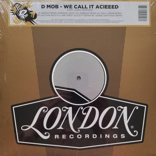 D Mob Feat. Gary Haisman - We Call It Acieeed (12", Ltd) London Records