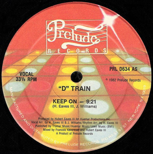 D-Train - Keep On (12") Prelude Records Vinyl