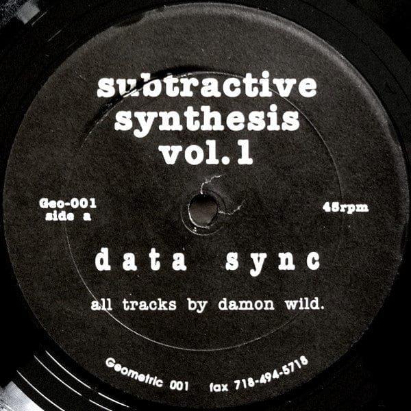 Damon Wild - Subtractive Synthesis Vol. 1 (12") Geometric