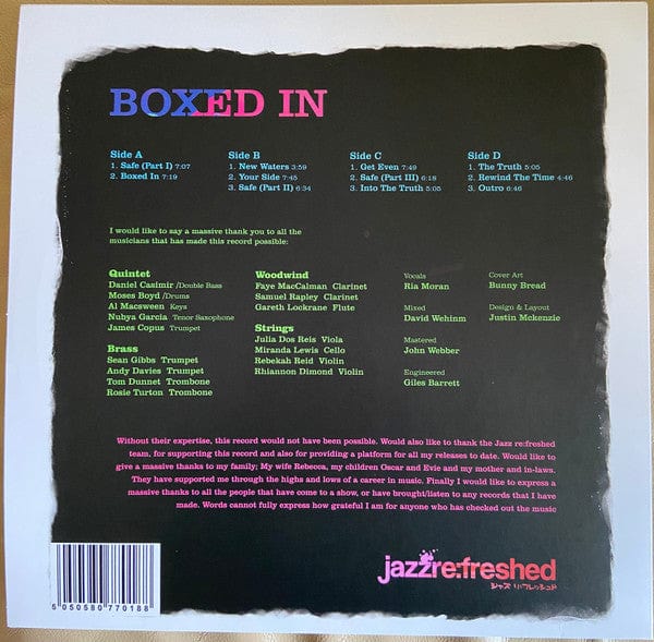 Daniel Casimir (2) - Boxed In (LP) Jazz Re:freshed Vinyl 5050580770188