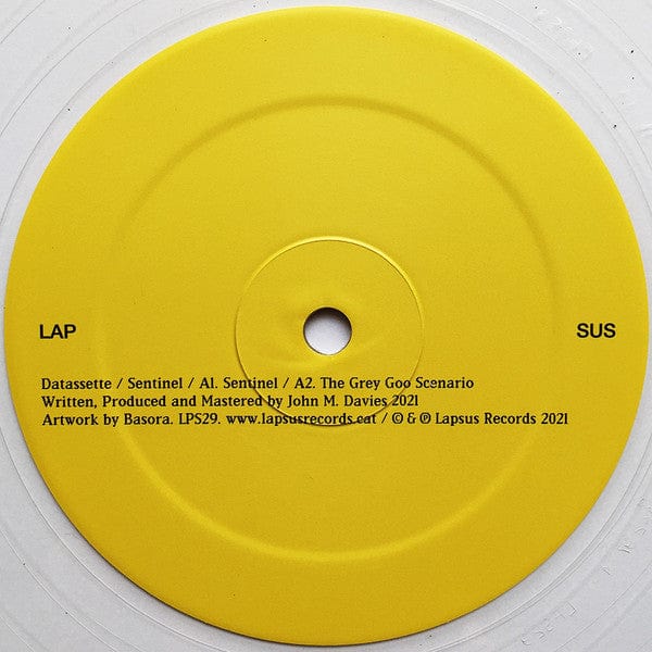 Datassette - Sentinel (12") Lapsus Records Vinyl 4062548031973