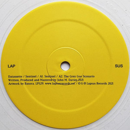 Datassette - Sentinel (12") Lapsus Records Vinyl 4062548031973