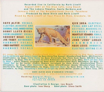 Dave Alvin And The Guilty Men - Out In California (CD) Hightone Records CD 012928814423