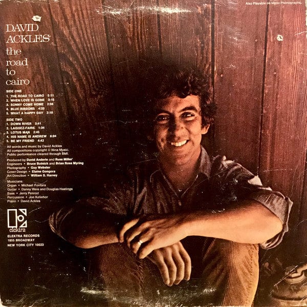 David Ackles - The Road To Cairo (LP) Elektra Vinyl