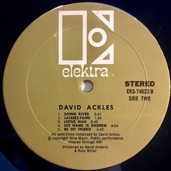David Ackles - The Road To Cairo (LP) Elektra Vinyl