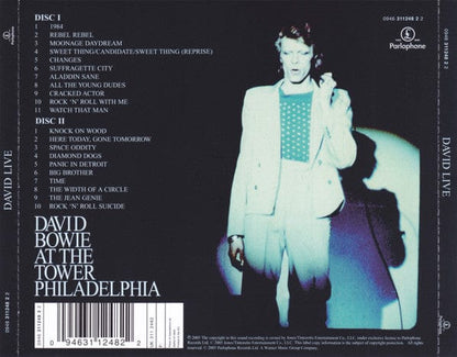 David Bowie - David Live (2xCD) Parlophone,Parlophone CD 094631124822