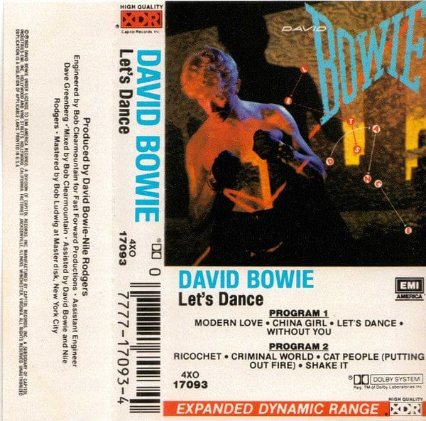 David Bowie - Let's Dance on EMI America at Further Records