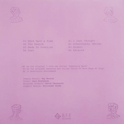 David Chesworth – Industry & Leisure (LP, B.F.E Records, 2021) Back Cover