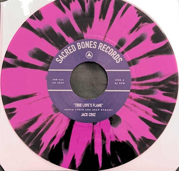 Jack Cruz – The Flame Of Love (7", Purple Big Bang, Sacred Bones Records, 2022) Image 3