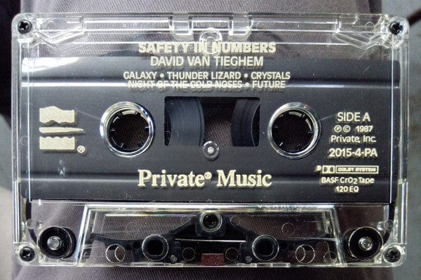 David Van Tieghem - Safety In Numbers (Cassette) Private Music Cassette 010058201540