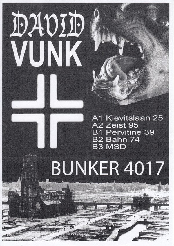 David Vunk – Untitled (12", Bunker Records, 2021) Back Cover