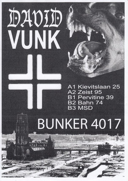 David Vunk – Untitled (12", Bunker Records, 2021) Back Cover