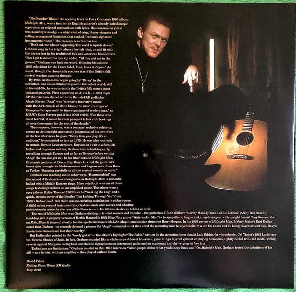 Davy Graham - Midnight Man (LP) Bread & Wine Vinyl 5060051334344