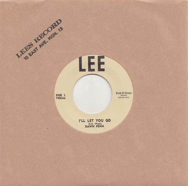 Dawn Penn / Diane Lawrence - I'll Let You Go / Hound Dog (7") Lee (2) Vinyl