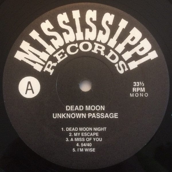 Dead Moon - Unknown Passage (LP) Mississippi Records Vinyl