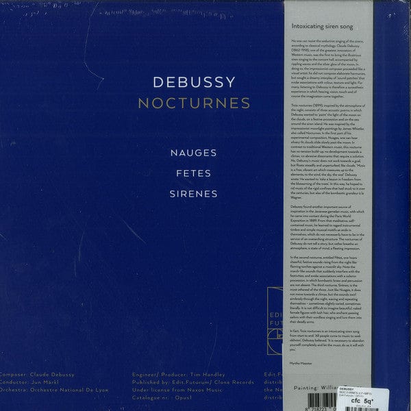 Debussy* - Nocturnes (LP) Edit.Futurum Vinyl 8718723000802