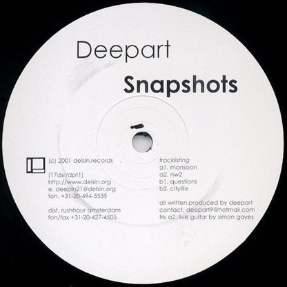 Deepart - Snapshots (12") Delsin Vinyl