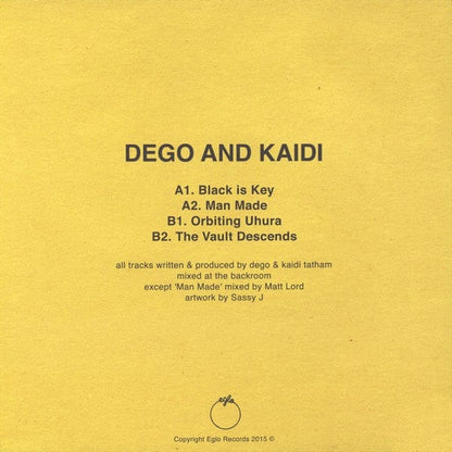 Dego And Kaidi* - EP2 (12", EP) Eglo Records