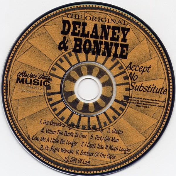Delaney & Bonnie - Accept No Substitute (CD) Collectors' Choice Music CD 617742028324