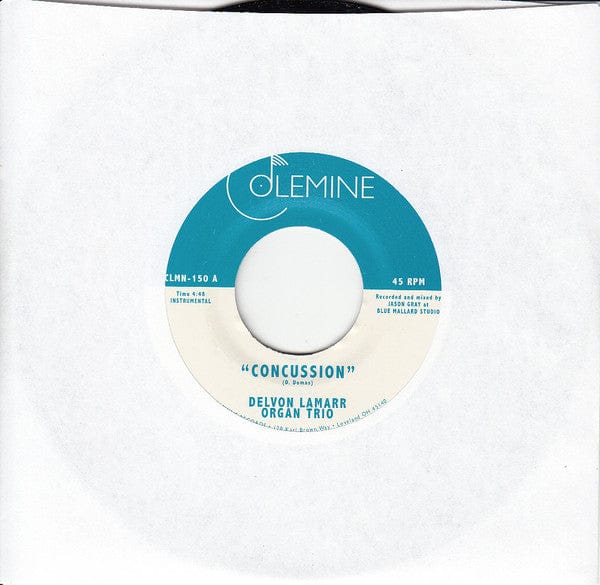 Delvon Lamarr Organ Trio - Concussion / Memphis (7") Colemine Records Vinyl 659123099110
