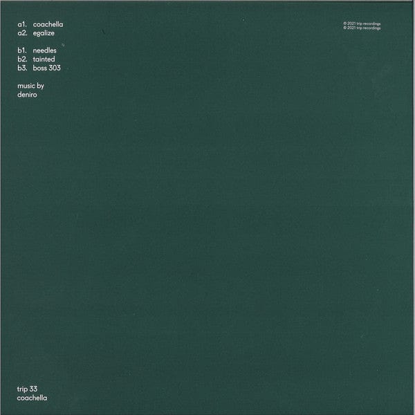 Deniro (5) - coachella (12") трип Vinyl
