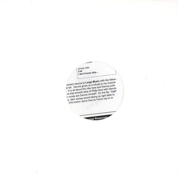 Dennis Ferrer - Soul Collectives Vol. 2 (12", Promo) Large Records