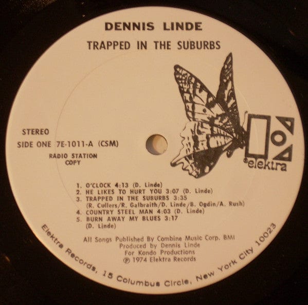 Dennis Linde - Trapped In The Suburbs (LP) Elektra Vinyl