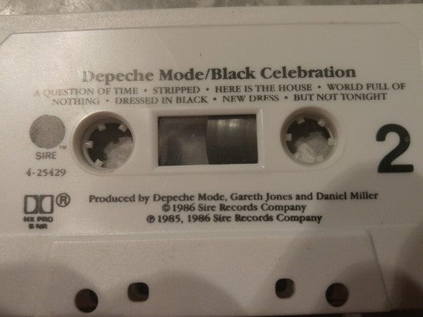 Depeche Mode - Black Celebration (Cassette)