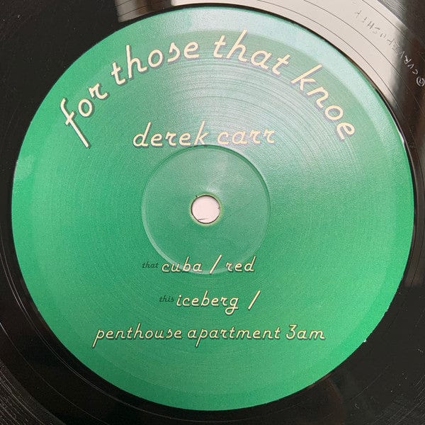 Derek Carr - Knoe 5/3 (12") For Those That Knoe Vinyl
