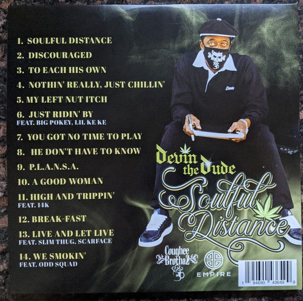 Devin The Dude - Soulful Distance (2xLP) Coughee Brothaz Music,Empire Vinyl 194690436499