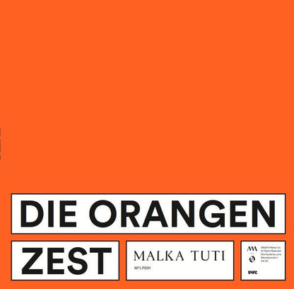 Die Orangen - Zest (2xLP) Malka Tuti Vinyl
