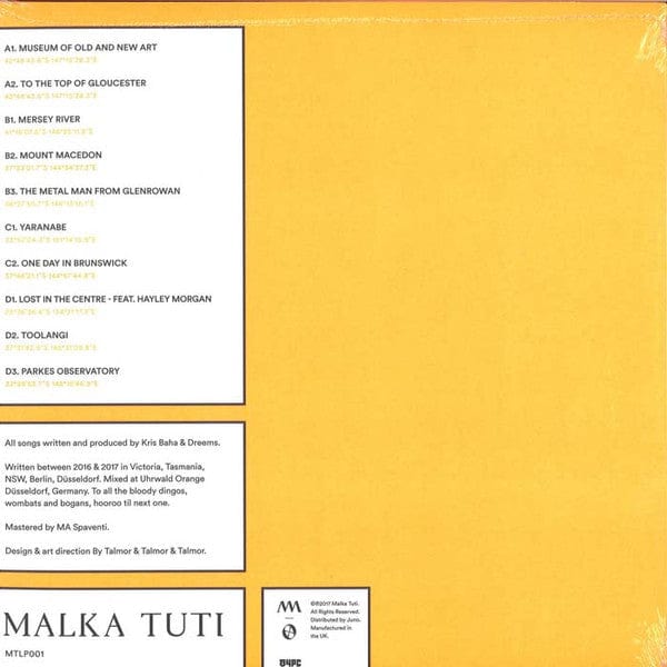Die Orangen - Zest (2xLP) Malka Tuti Vinyl