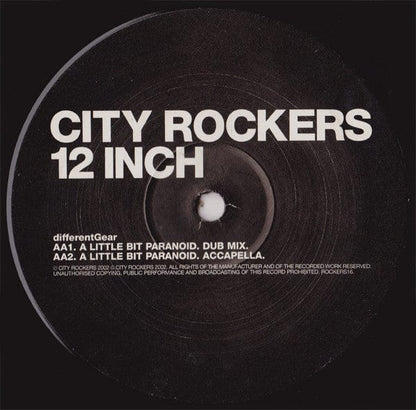 Different Gear - A Little Bit Paranoid (12") City Rockers