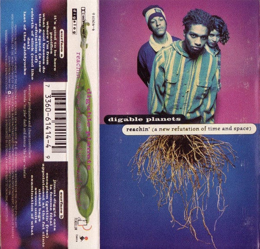 Digable Planets – Reachin' (A New Refutation Of Time And Space) (Cassette, Pendulum Records, 1993) Front Cover